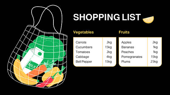 Food Slides Presentation
