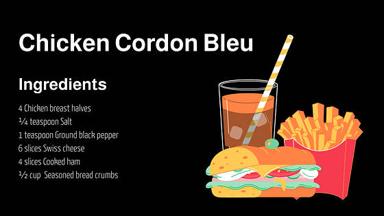 Food Slides Presentation