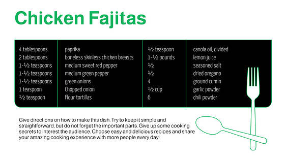 Food Slides Presentation