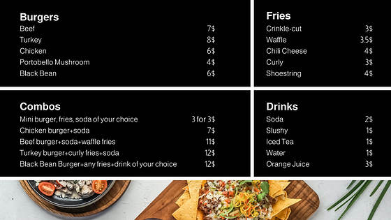 Food Slides Presentation