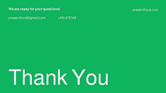 Food Slides Presentation