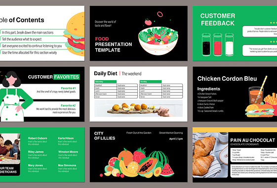 Food Slides Presentation