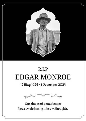 Death Announcements Templates