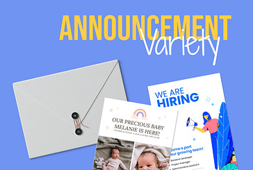 Announcement Variety Templates