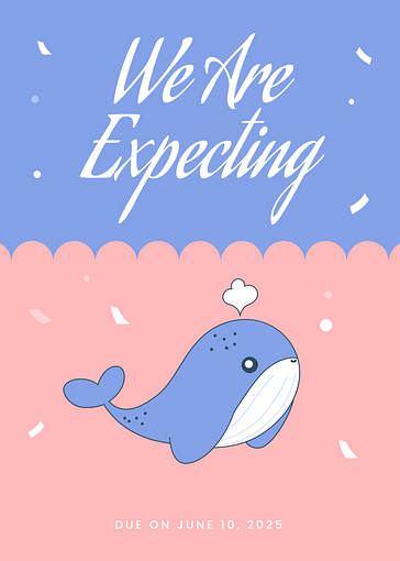 Floral Announcement Templates