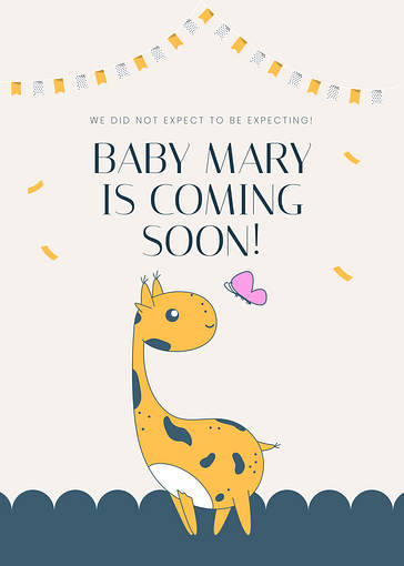 Floral Announcement Templates