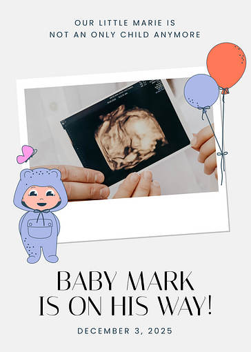 Floral Announcement Templates