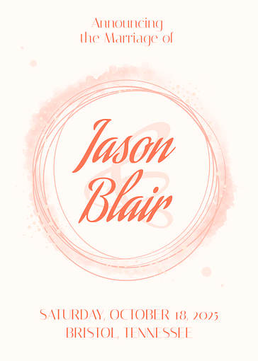 Floral Announcement Templates