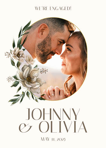 Floral Announcement Templates