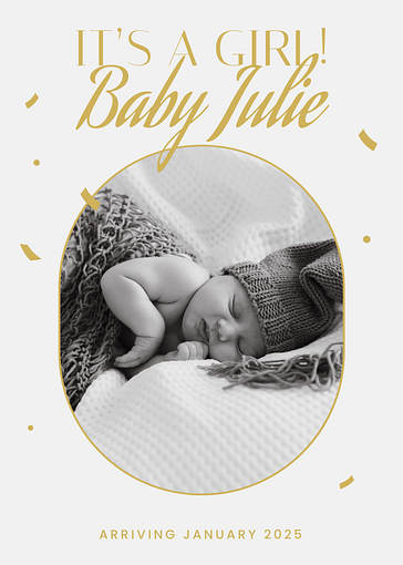 Floral Announcement Templates