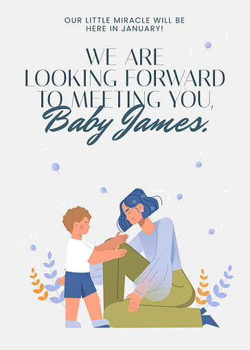 Floral Announcement Templates