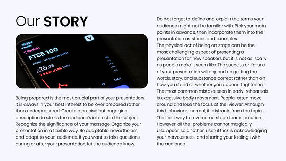 Presentación de la compañía financiera