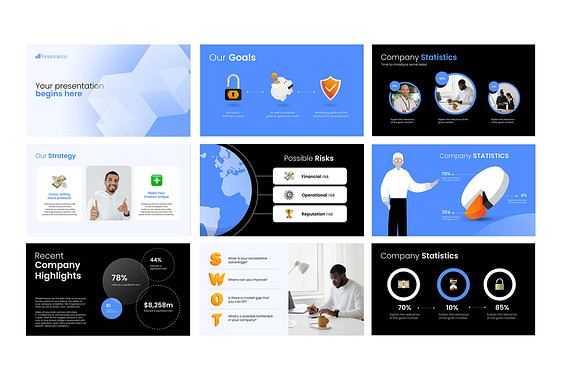 Présentation d'une société financière