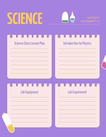 Colorful Lesson Plan for Kids