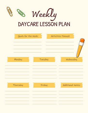 Colorful Lesson Plan for Kids