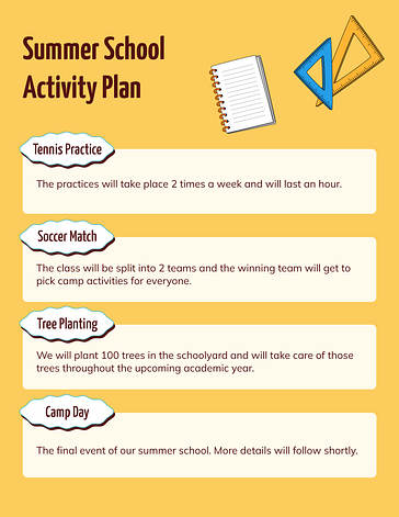 Colorful Lesson Plan for Kids