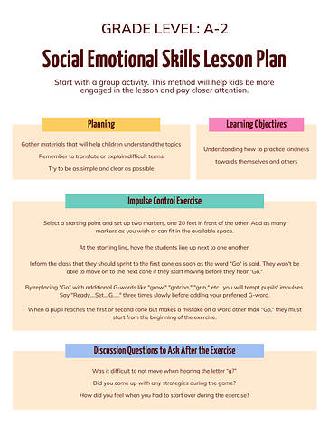 Colorful Lesson Plan for Kids