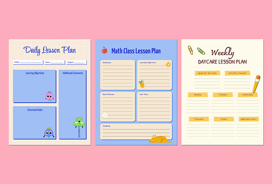 Colorful Lesson Plan for Kids