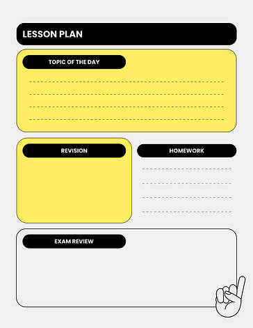 Минималистичные планы уроков для ежедневного использования
