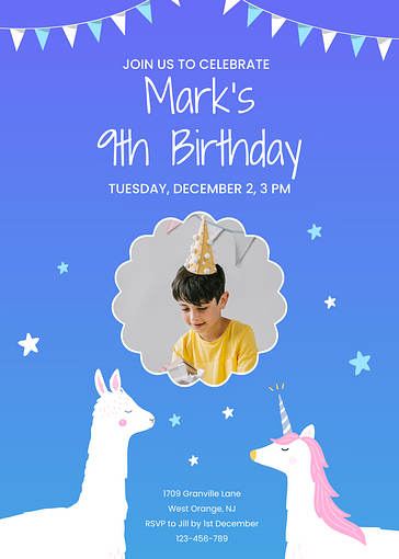 Festive Birthday Invitation Templates