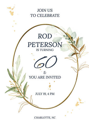 Festive Birthday Invitation Templates