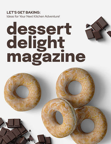 Realistic Food Magazine Covers