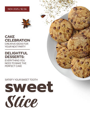 Realistic Food Magazine Covers