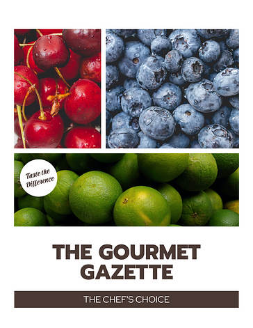 Realistic Food Magazine Covers