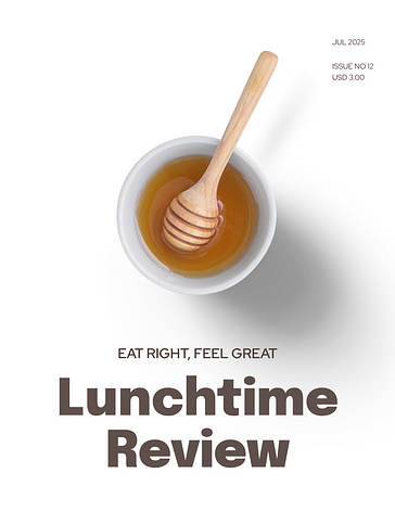 Realistic Food Magazine Covers