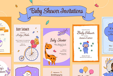 Adorable Baby Shower Invitation Templates
