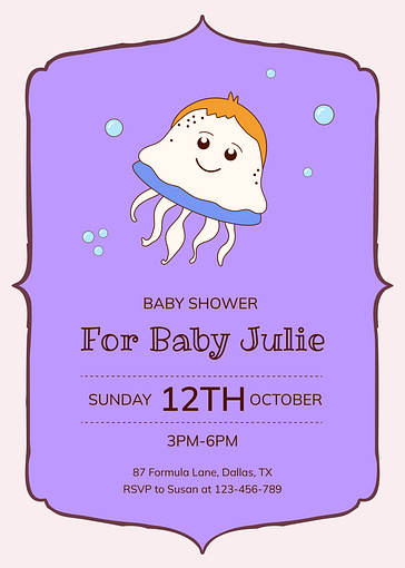Шаблоны приглашений на бейби-шауэр