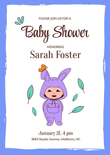 Шаблоны приглашений на бейби-шауэр