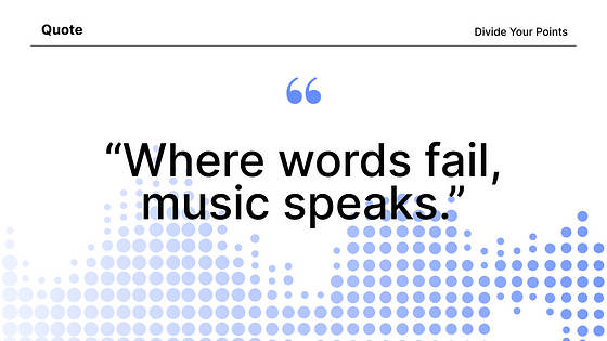 Music Presentation Variety