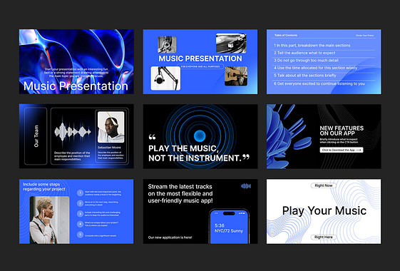 Music Presentation Variety