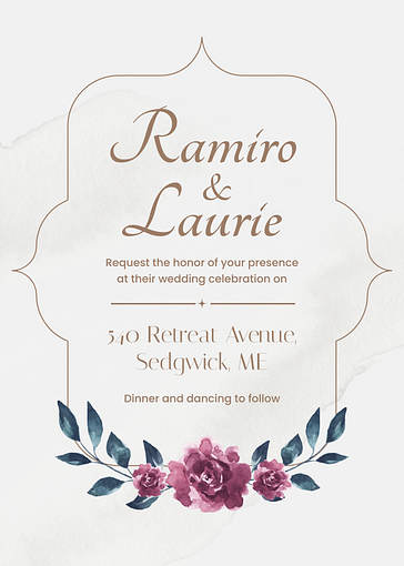 Elegant Wedding Invitation Templates