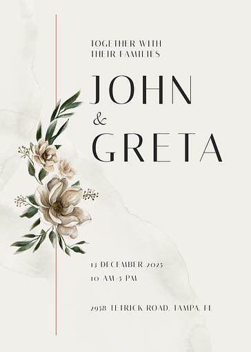 Elegant Wedding Invitation Templates