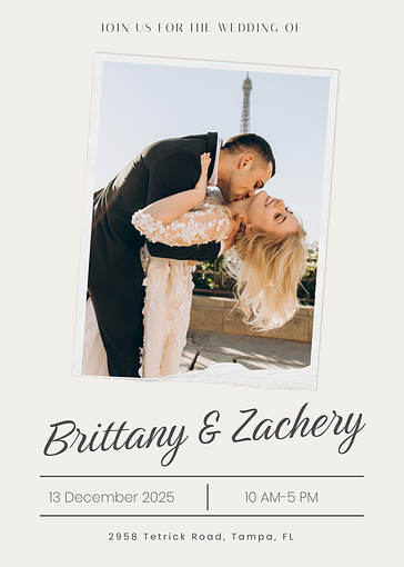 Elegant Wedding Invitation Templates