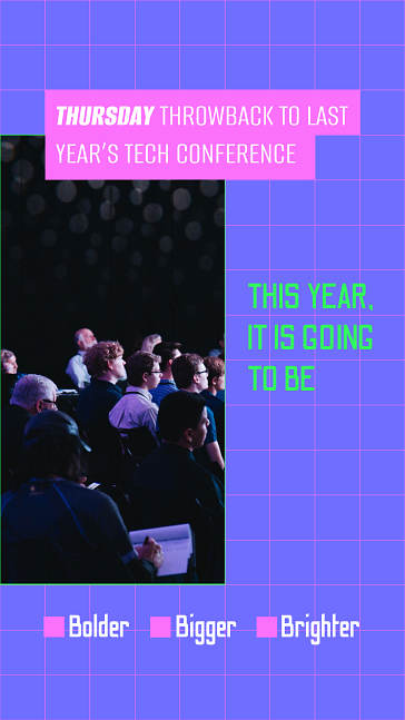 Werbepaket für Tech-Veranstaltungen