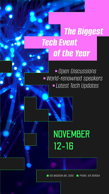 Werbepaket für Tech-Veranstaltungen