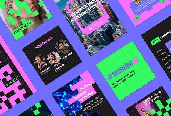 Werbepaket für Tech-Veranstaltungen