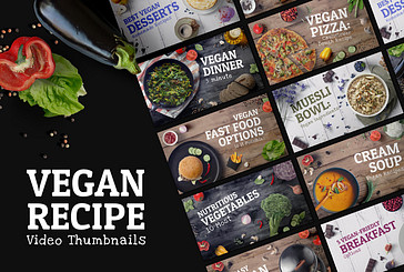 Vegan Recipes Video Thumbnails