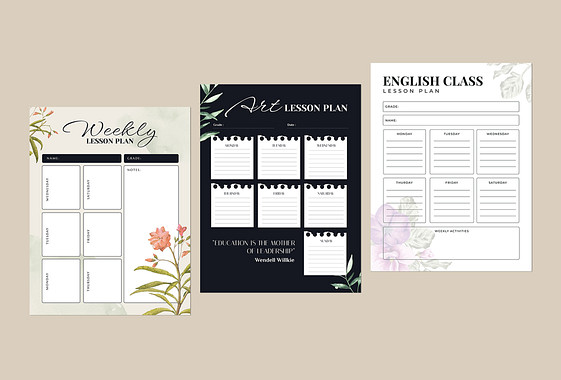 Plans de cours sur les fleurs pour tous les usages