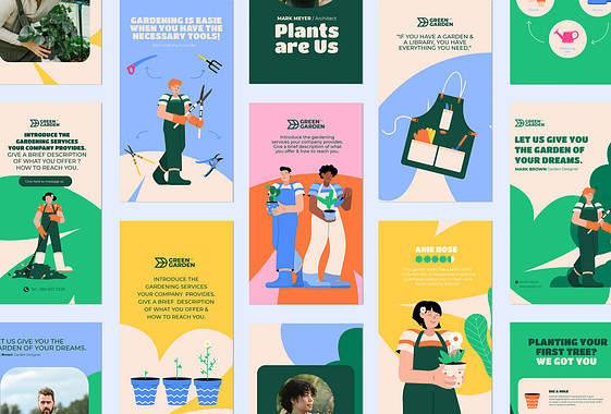 Gartenarbeiten SMM-Paket