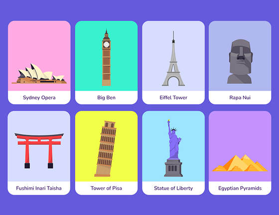 Renkli Bilgi Kartı Şablonları