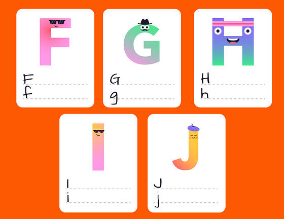 Mascot Flashcard Templates