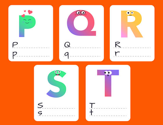 Mascot Flashcard Templates