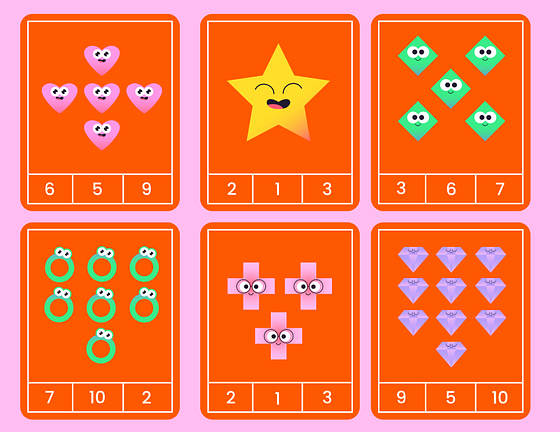 Mascot Flashcard Templates