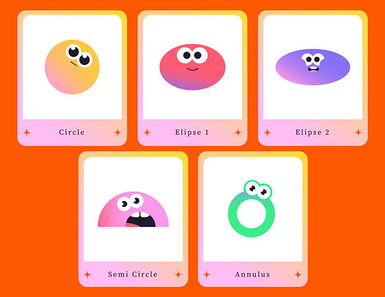 Mascot Flashcard Templates