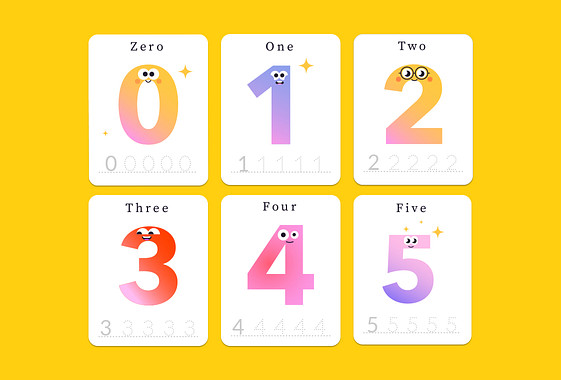 Mascot Flashcard Templates