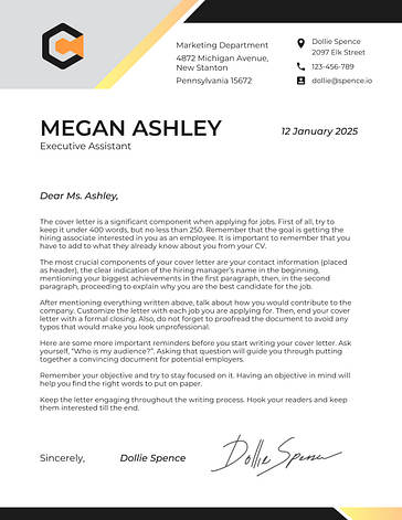 Corporate Cover Letters